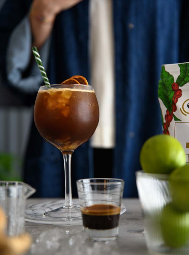 Ginger Coffee Spritz